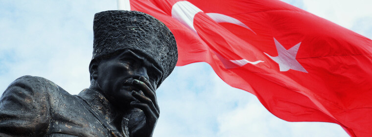 Statue d’Atatürk à Ankara